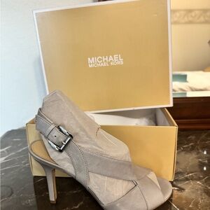 Michael Kors Women's Gray Heeled Sandals